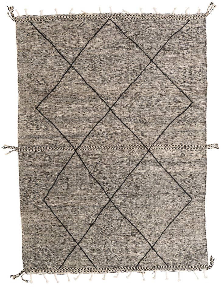 Detail image of 8' 3 x 11' 6 Hand Knotted Moroccan Wool Rug