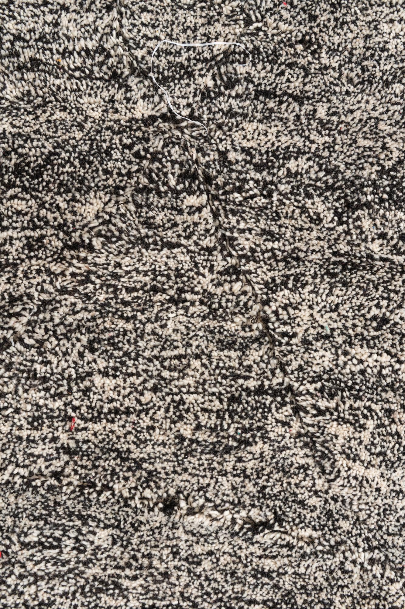 6' 9 x 9' 7 Hand Knotted Moroccan Wool Rug