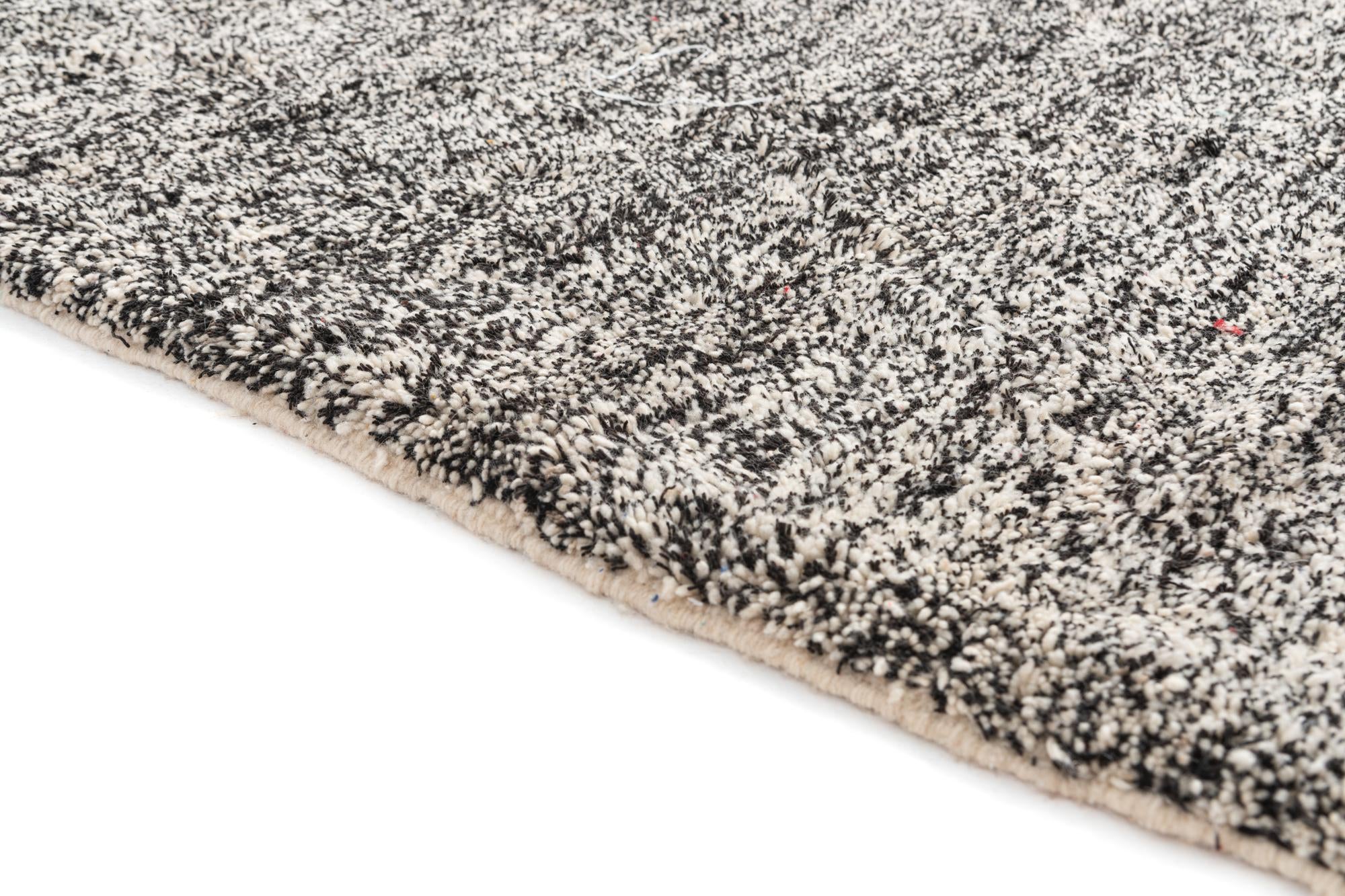 6' 9 x 9' 7 Hand Knotted Moroccan Wool Rug