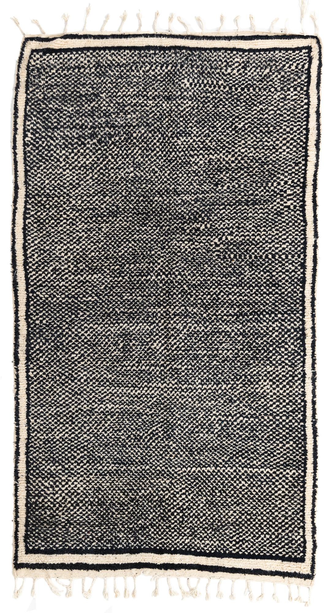 5' x 8' 9 Hand Knotted Moroccan Wool Rug
