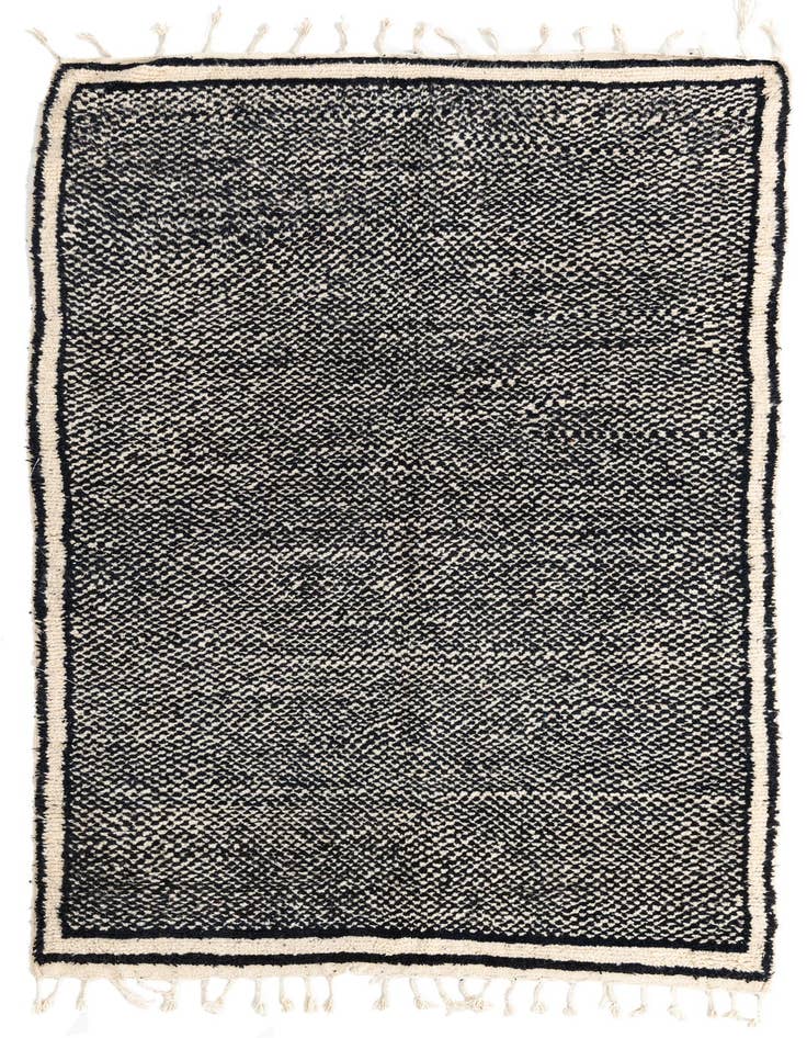 Detail image of 5' x 8' 9 Hand Knotted Moroccan Wool Rug