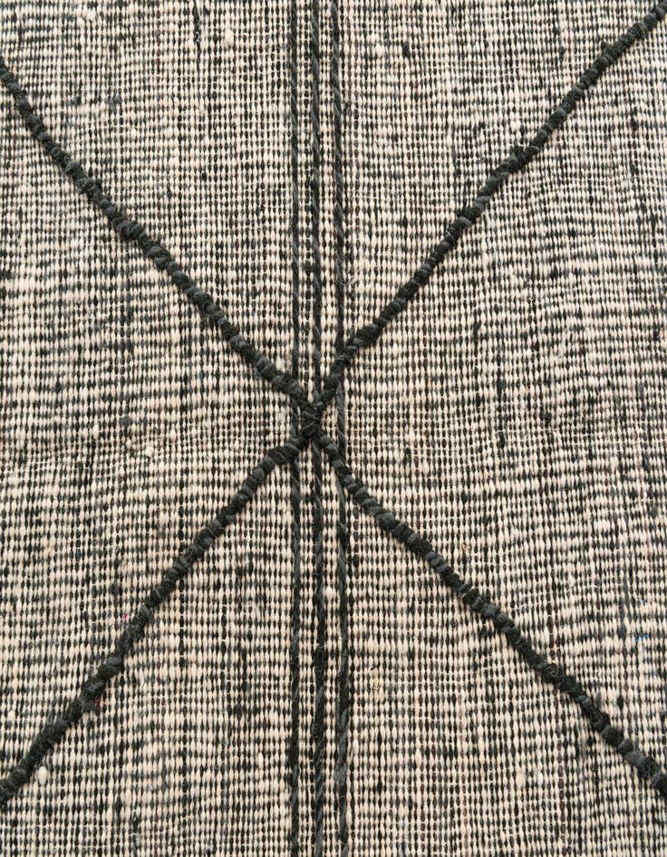 Detail image of 5' 2 x 8' 3  Hand Knotted Moroccan Wool Rug