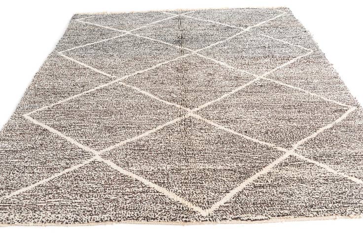 Detail image of 7' 2 x 9' 3 Hand Knotted Moroccan Wool Rug