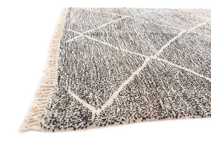 Detail image of 7' 2 x 9' 3 Hand Knotted Moroccan Wool Rug