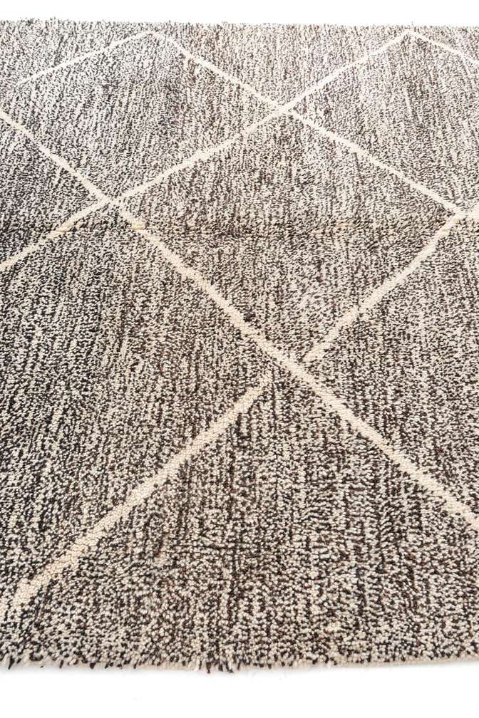 7' 2 x 9' 3 Hand Knotted Moroccan Wool Rug