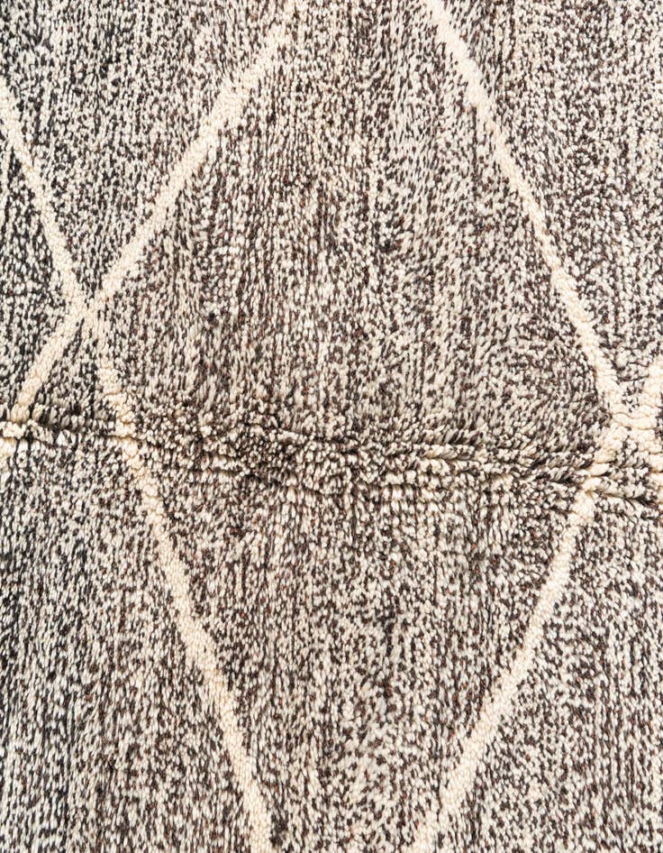 Detail image of 7' 2 x 9' 3  Hand Knotted Moroccan Wool Rug