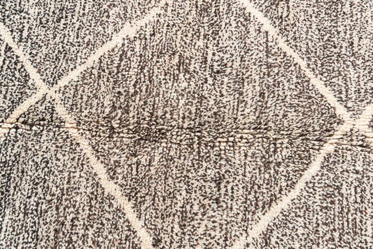 Detail image of 7' 2 x 9' 3 Hand Knotted Moroccan Wool Rug
