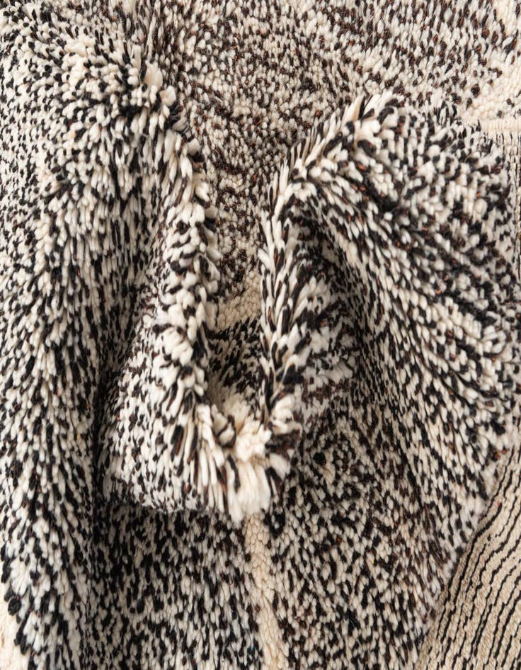 Detail image of 7' 2 x 9' 3  Hand Knotted Moroccan Wool Rug