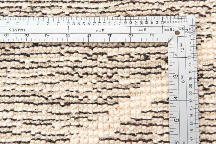 7' 2 x 9' 3 Hand Knotted Moroccan Wool Rug
