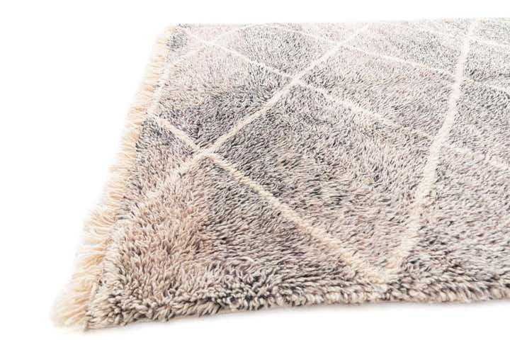 6' 3 x 9' Hand Knotted Moroccan Wool Rug