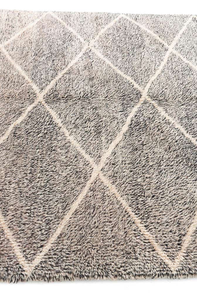 6' 3 x 9' Hand Knotted Moroccan Wool Rug