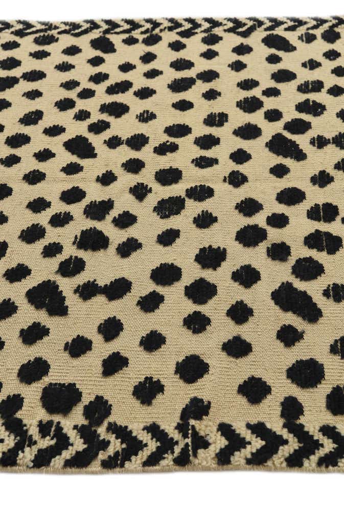 4' 3 x 6' Hand Knotted Moroccan Wool Rug