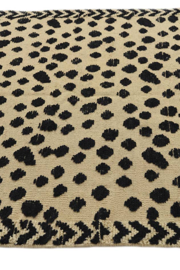 Detail image of 4' 3 x 6' Hand Knotted Moroccan Wool Rug