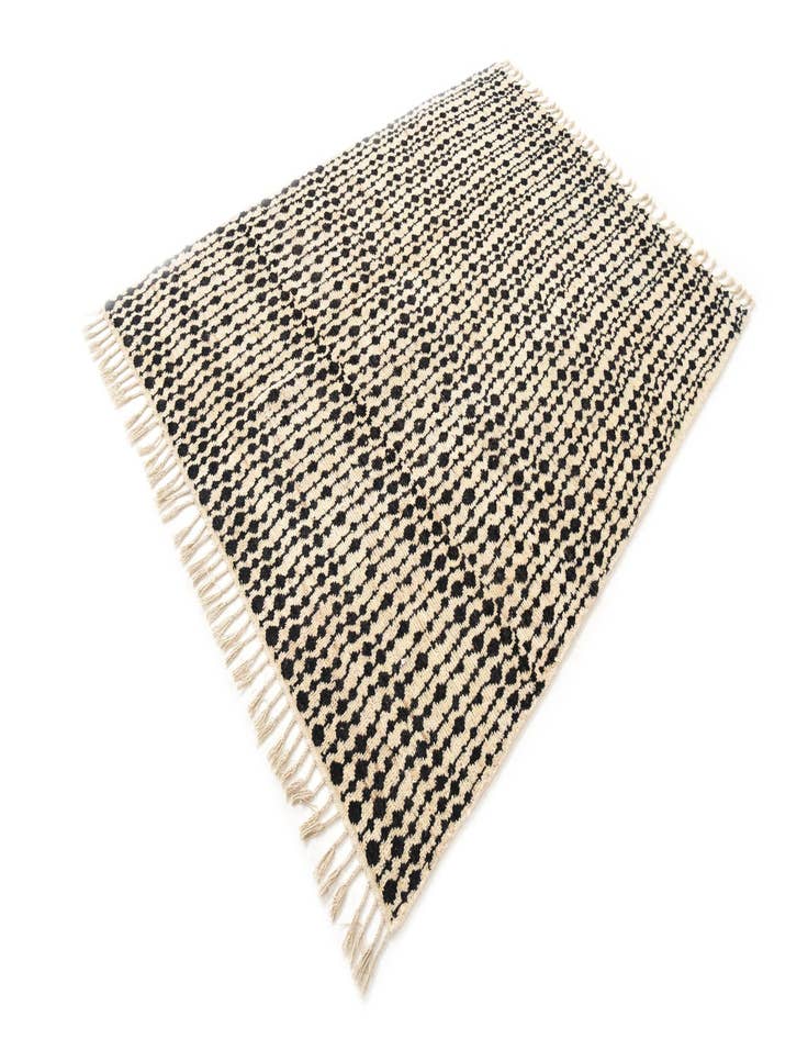 Detail image of 5' 7 x 8' 1  Hand Knotted Moroccan Wool Rug