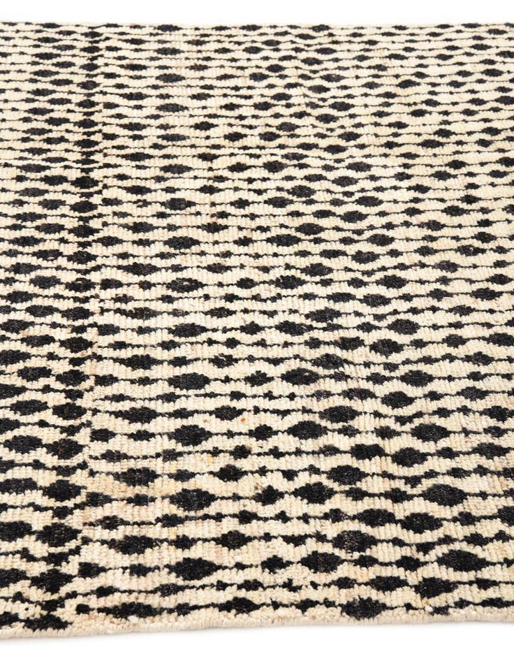 Detail image of 5' 7 x 8' 1  Hand Knotted Moroccan Wool Rug