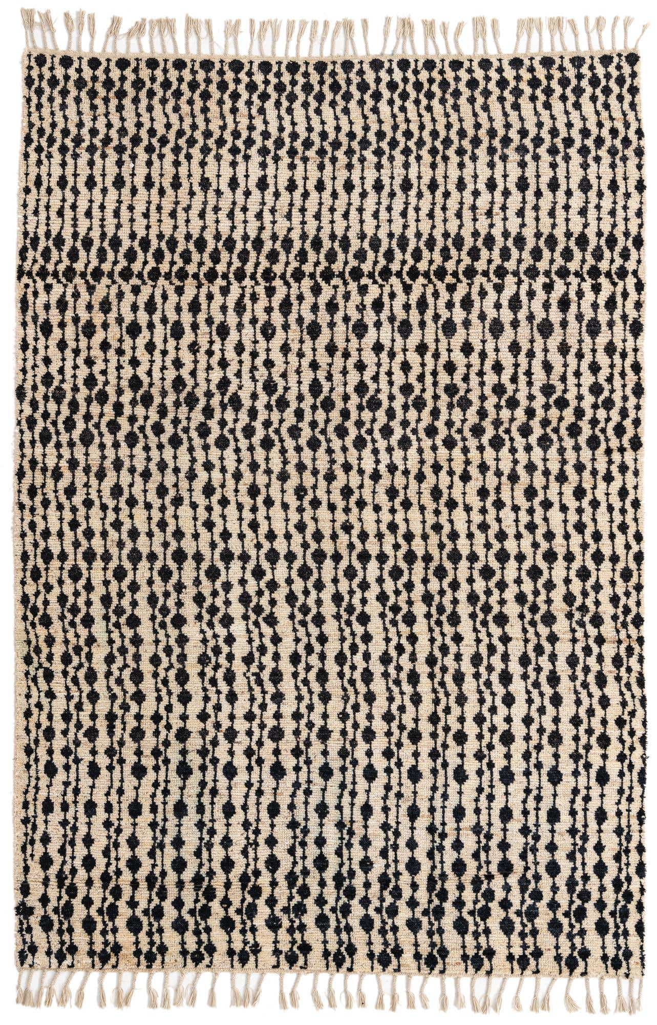 5' 7 x 8' 1 Hand Knotted Moroccan Wool Rug