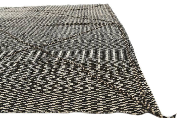 Detail image of 8' 8 x 11' 8 Hand Knotted Moroccan Wool Rug