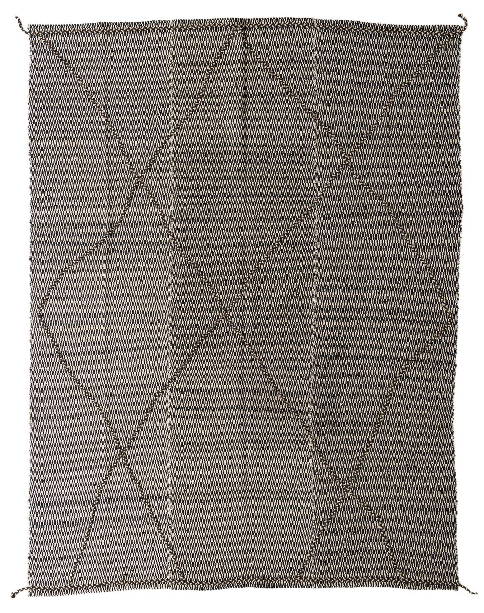 8' 8 x 11' 8 Hand Knotted Moroccan Wool Rug