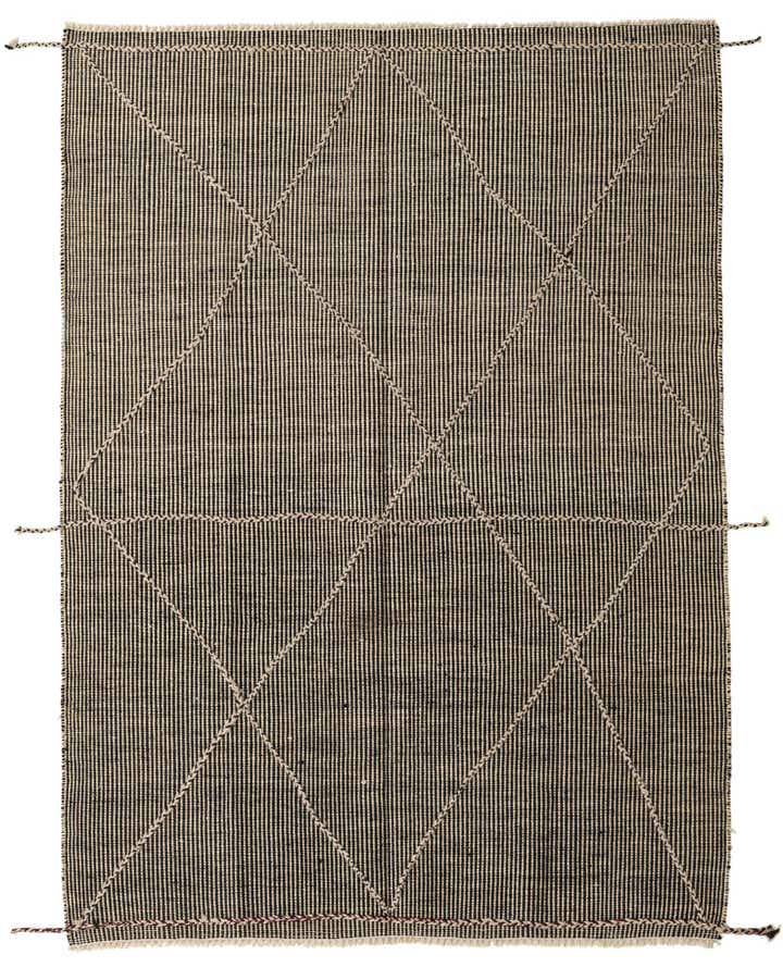 5' 6 x 7' 6 Hand Knotted Moroccan Wool Rug