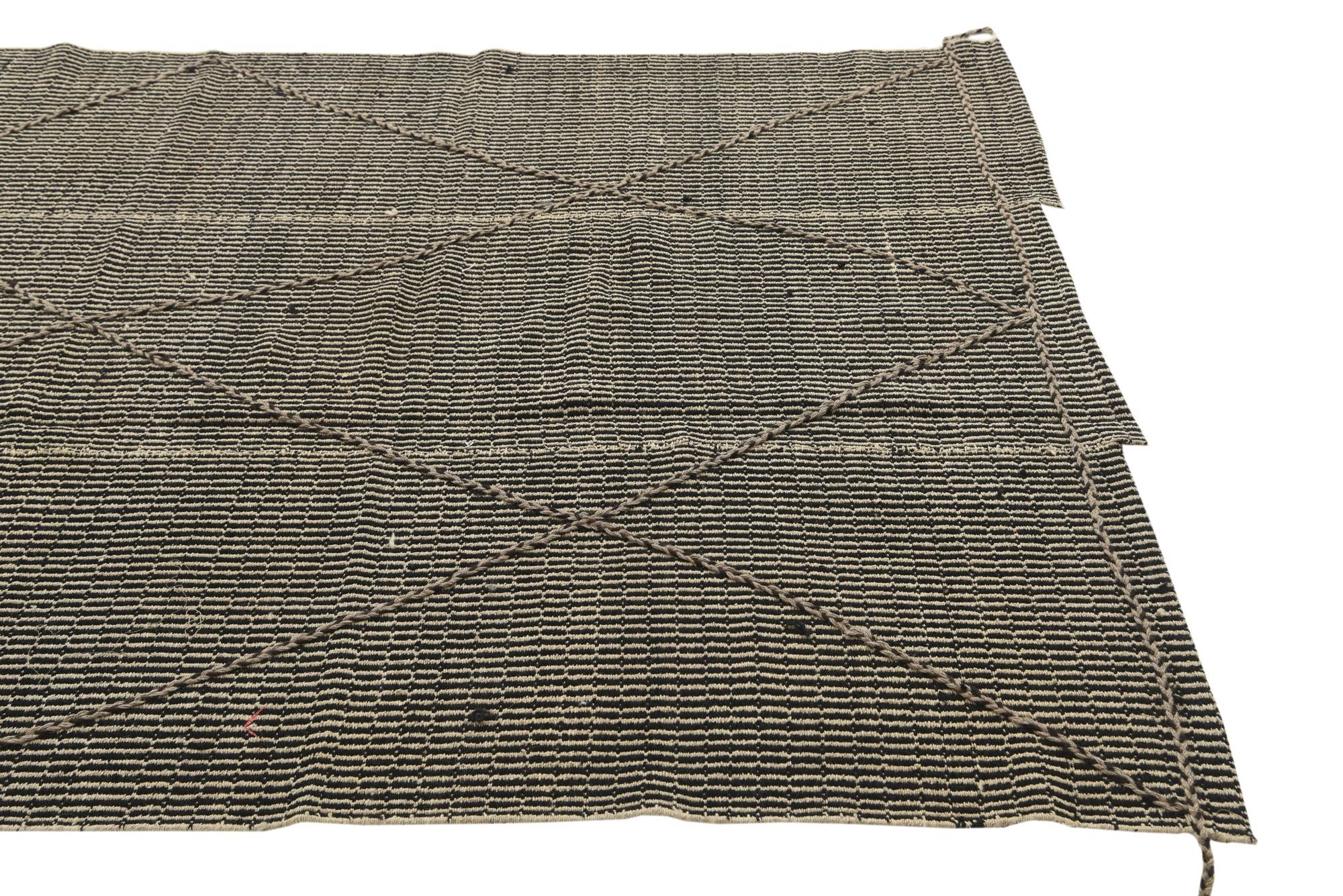 5' 10 x 9' 4 Hand Knotted Moroccan Wool Rug