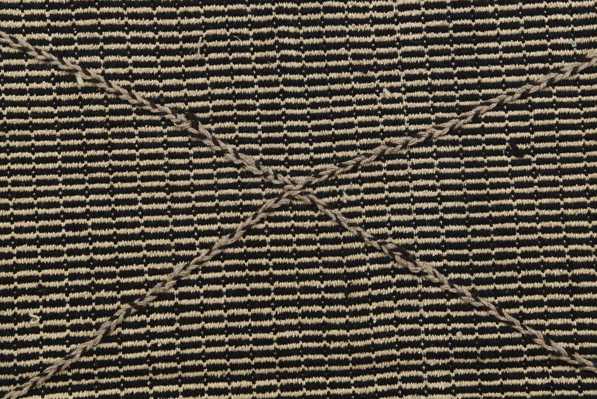 5' 10 x 9' 4 Hand Knotted Moroccan Wool Rug