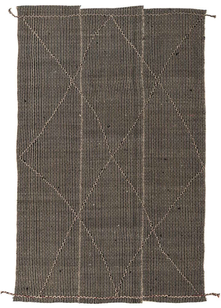 5' 10 x 9' 4 Hand Knotted Moroccan Wool Rug