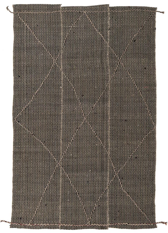 Detail image of 5' 10 x 9' 4 Hand Knotted Moroccan Wool Rug