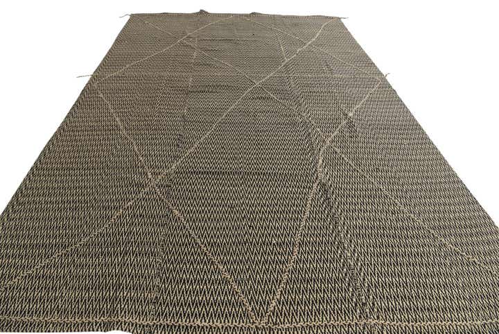 9' 6 x 14' 3 Hand Knotted Moroccan Wool Rug