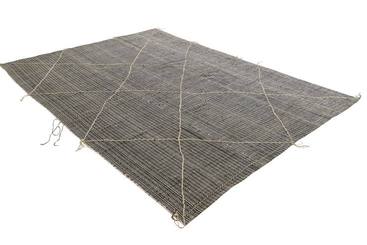 Detail image of 8' 8 x 11' 9 Hand Knotted Moroccan Wool Rug