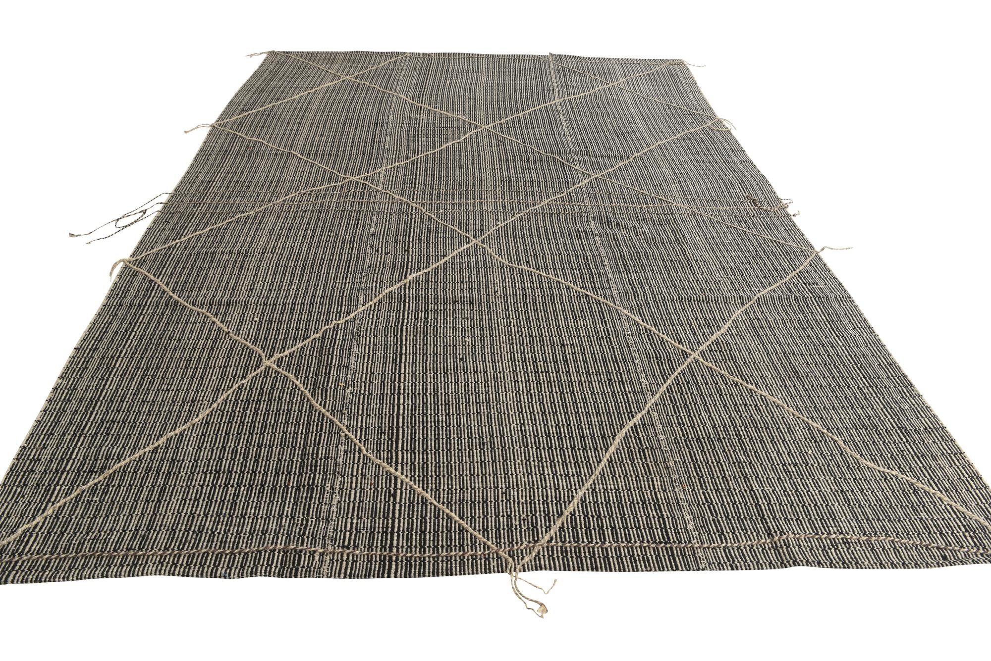 8' 8 x 11' 9 Hand Knotted Moroccan Wool Rug