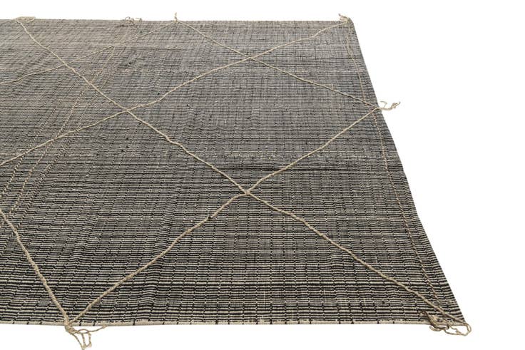 Detail image of 8' 8 x 11' 9 Hand Knotted Moroccan Wool Rug