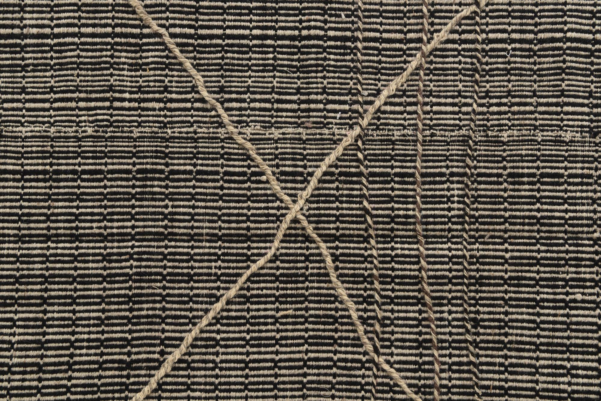 8' 8 x 11' 9 Hand Knotted Moroccan Wool Rug