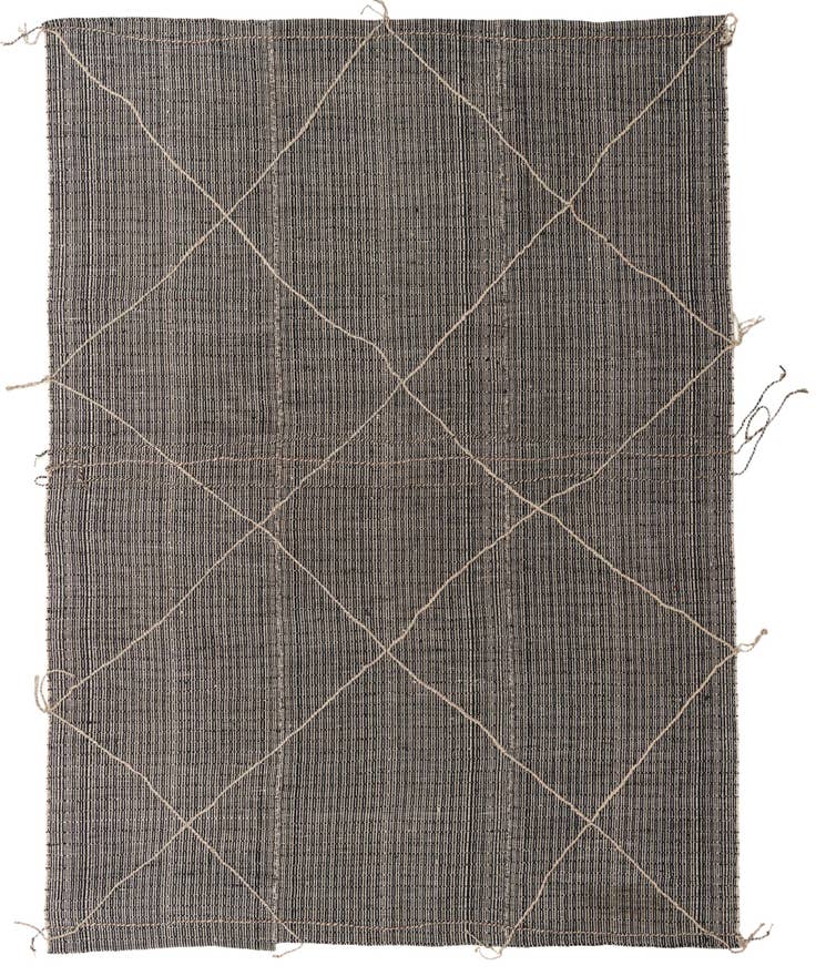 Detail image of 8' 8 x 11' 9 Hand Knotted Moroccan Wool Rug