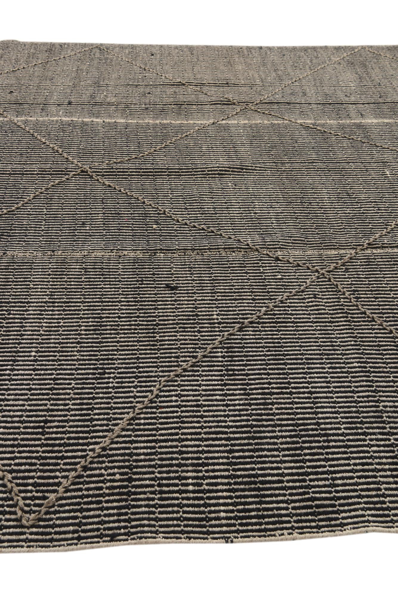 9' 5 x 14' 3 Hand Knotted Moroccan Wool Rug