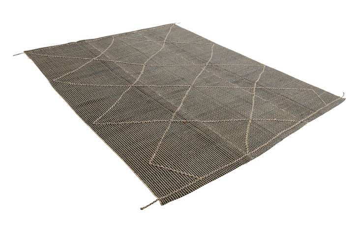 9' 1 x 10' Hand Knotted Moroccan Wool Rug