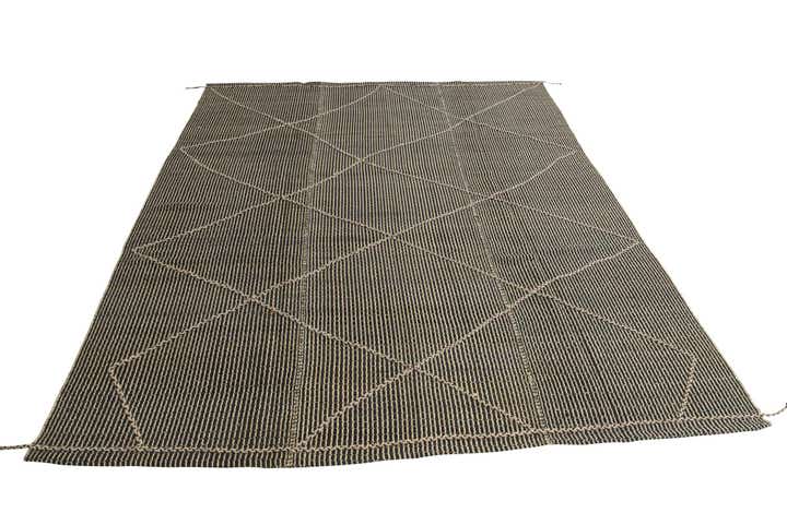 9' 1 x 10' Hand Knotted Moroccan Wool Rug