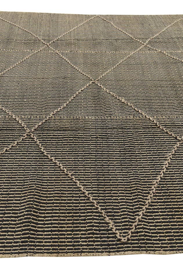 Detail image of 9' 1 x 10' Hand Knotted Moroccan Wool Rug