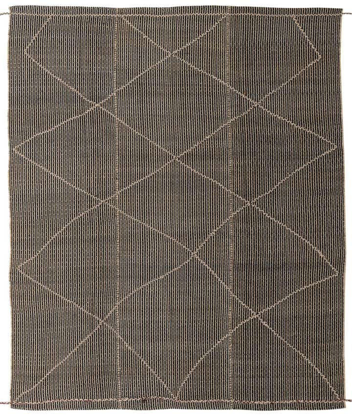 9' 1 x 10' Hand Knotted Moroccan Wool Rug