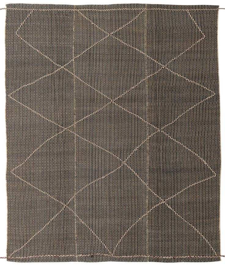 Detail image of 9' 1 x 10' Hand Knotted Moroccan Wool Rug