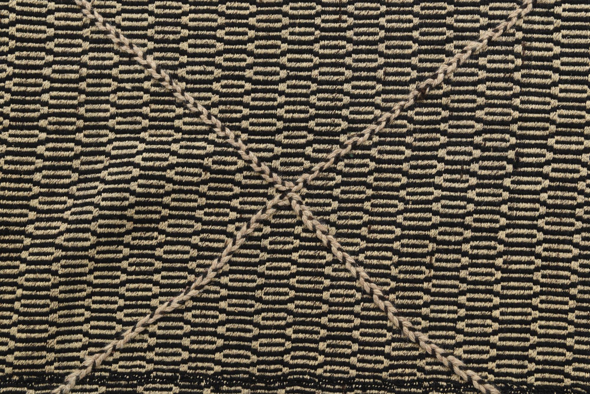 7' 9 x 9' 7 Hand Knotted Moroccan Wool Rug