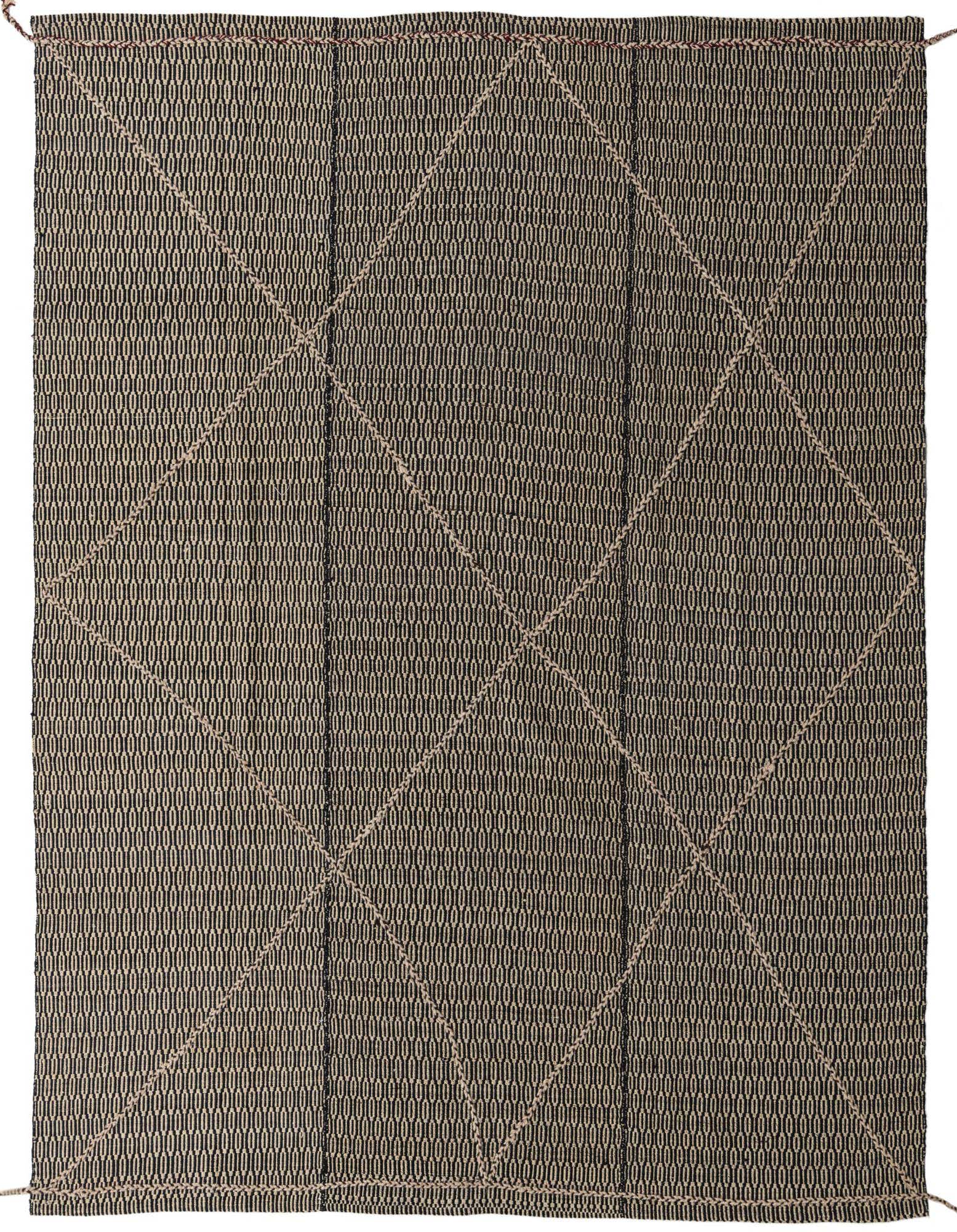 7' 9 x 9' 7 Hand Knotted Moroccan Wool Rug