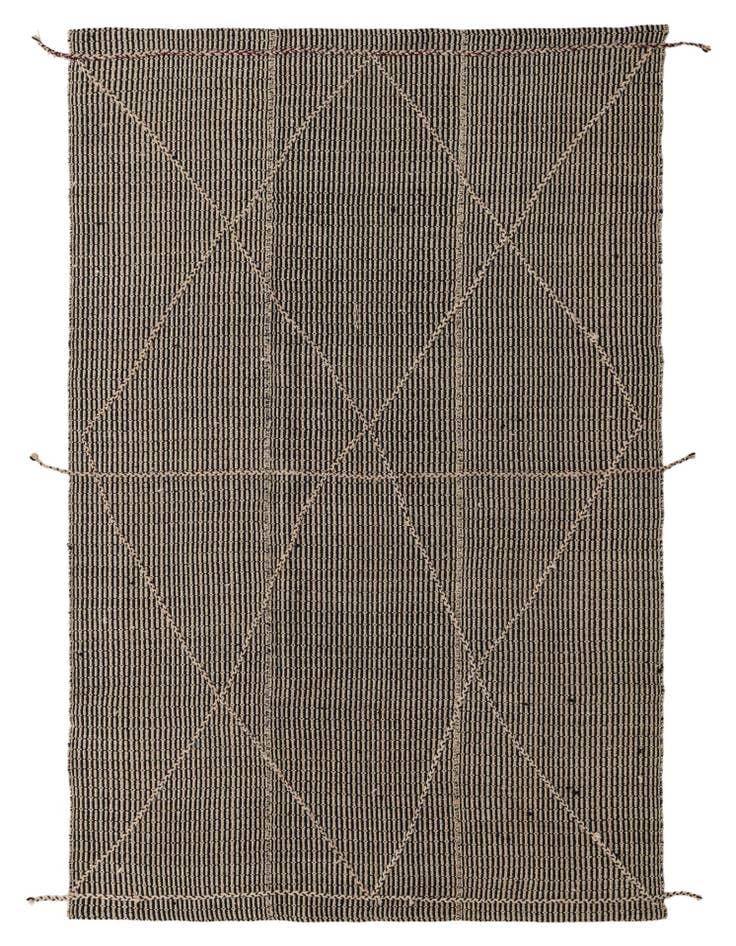 Detail image of 5' 9 x 9' Hand Knotted Moroccan Wool Rug