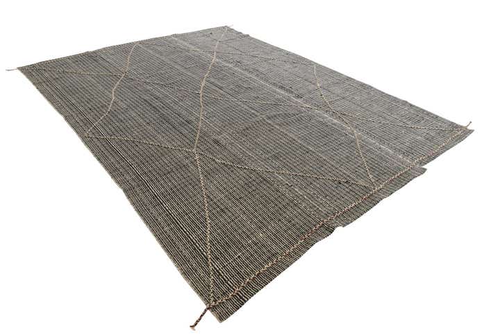 8' 9 x 11' 8 Hand Knotted Moroccan Wool Rug
