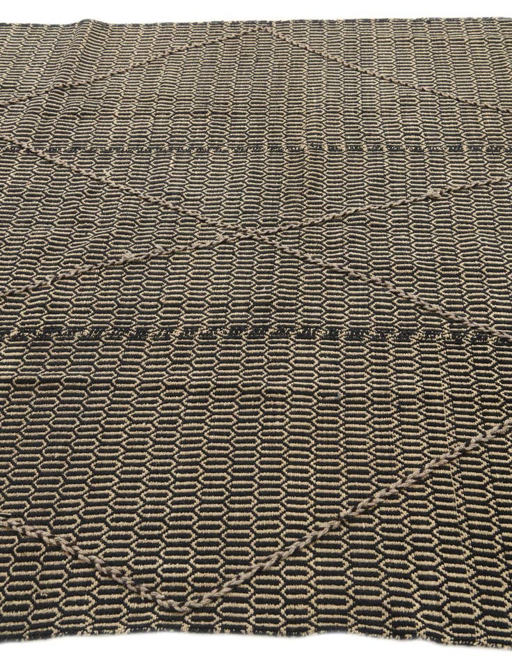 Detail image of 5' 9 x 9'  Hand Knotted Moroccan Wool Rug