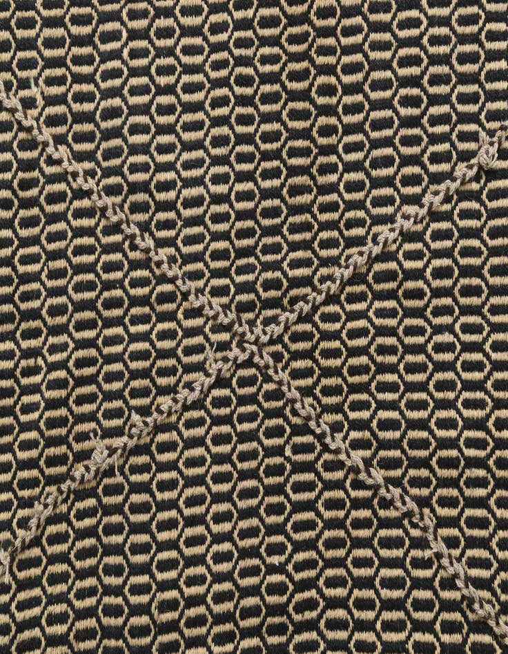 Detail image of 5' 9 x 9'  Hand Knotted Moroccan Wool Rug