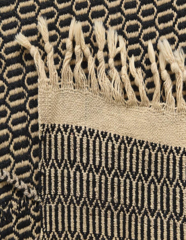 Detail image of 5' 9 x 9'  Hand Knotted Moroccan Wool Rug