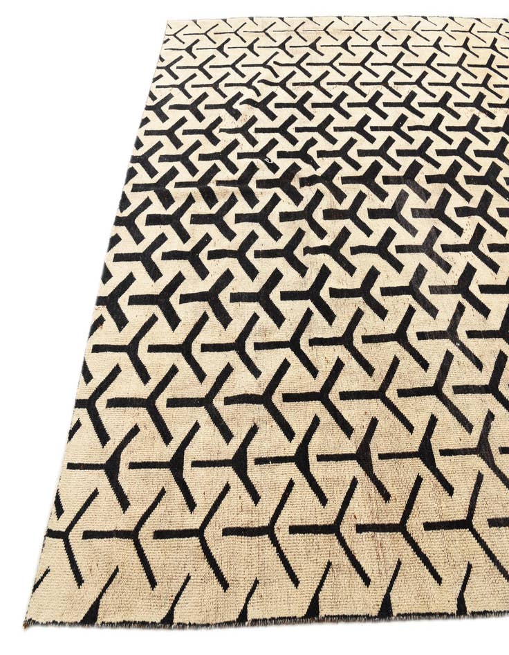 Detail image of 8' 10 x 11' 9  Hand Knotted Moroccan Wool Rug