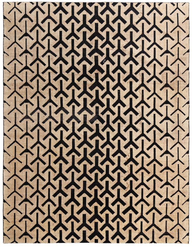 Detail image of 8' 10 x 11' 9 Hand Knotted Moroccan Wool Rug