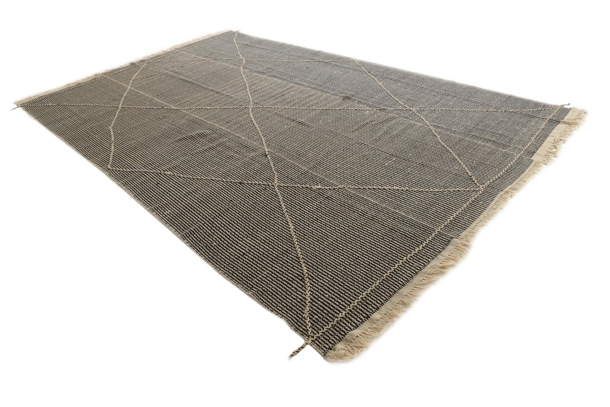 9' 7 x 14' 7 Hand Knotted Moroccan Wool Rug