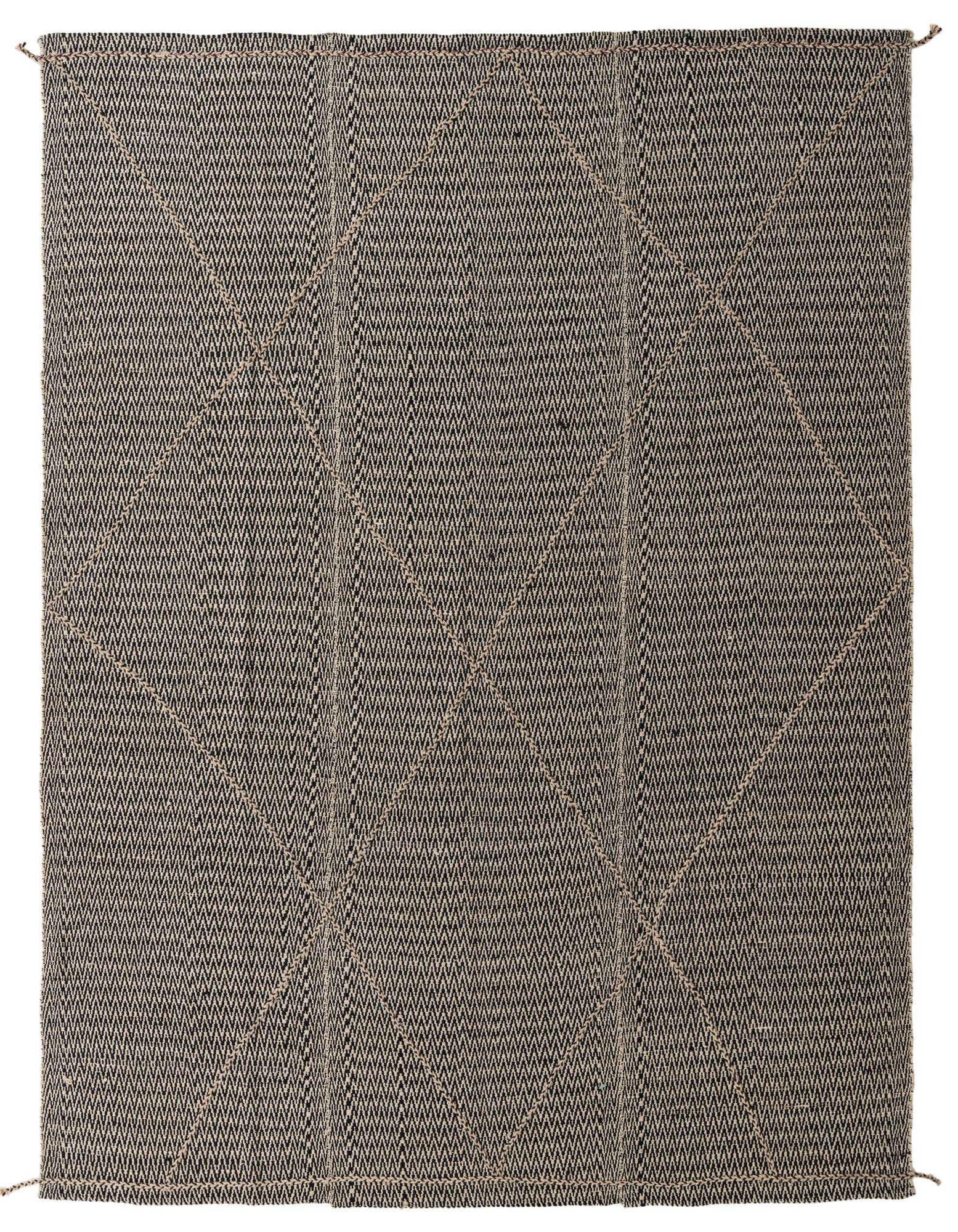 8' 9 x 12' 4 Hand Knotted Moroccan Wool Rug